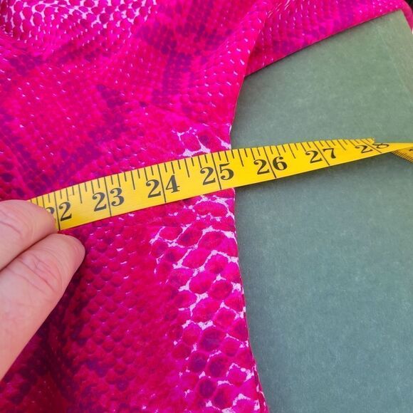 Snake Print Pink Blouse - Picture 9 of 10